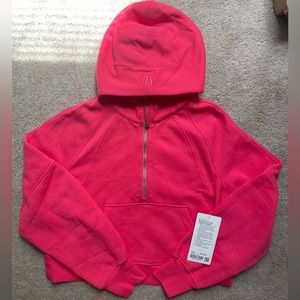 Lululemon Half-Zip Scuba in Lipgloss XS/S